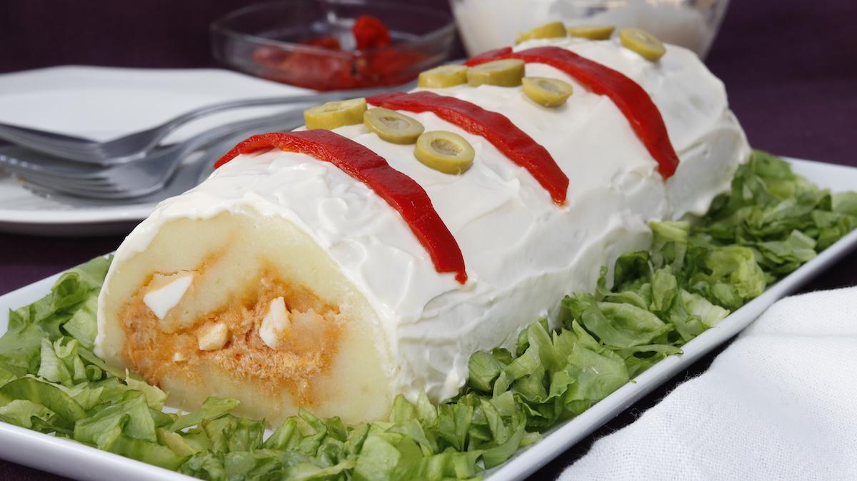 rollo de tortilla española