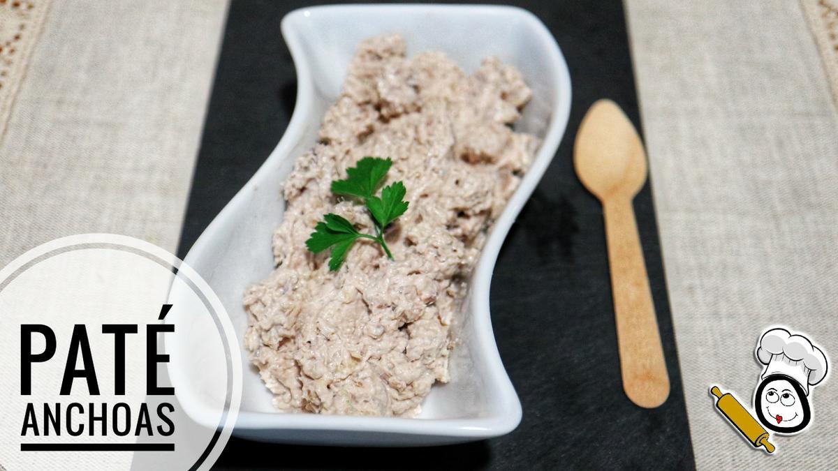 Receta de pa´te de anchoas para hacer con Thermomix