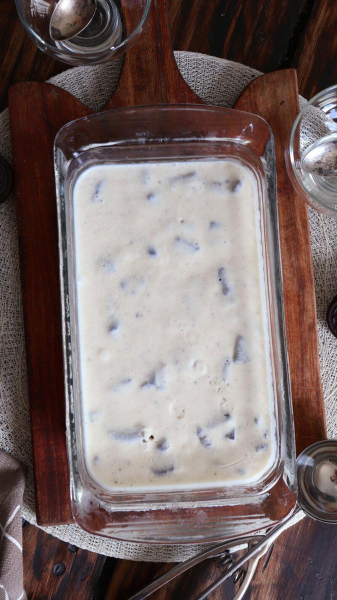 helado de oreo casero leche condensada crema