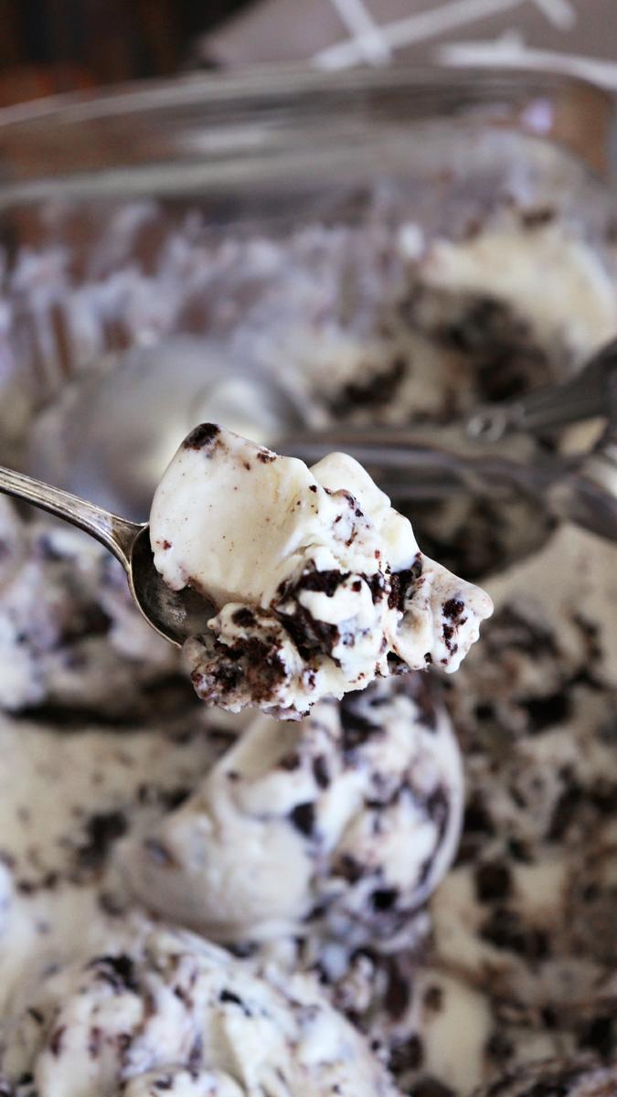 helado de oreo casero leche condensada crema