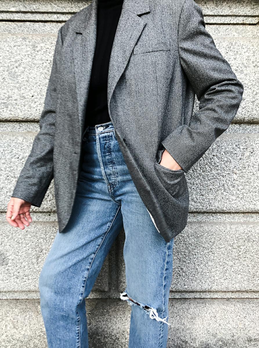 Trini |Isabel Marat blazer Levis jeans