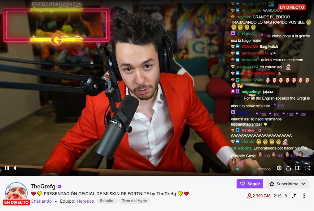 THEGREFG BATE RECORDS DE AUDIENCIA EN TWITCH