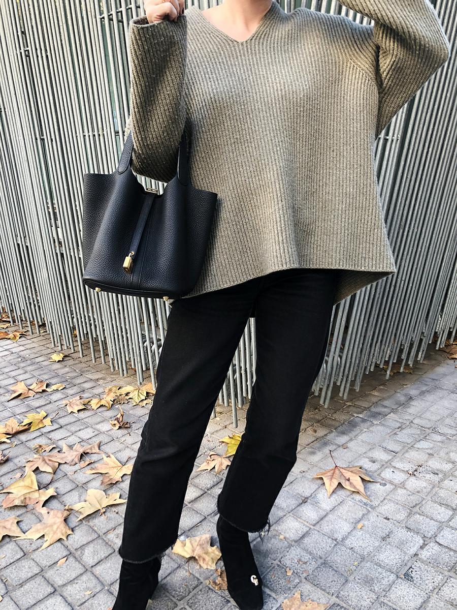 Trini | The Row sweater Levis jeans