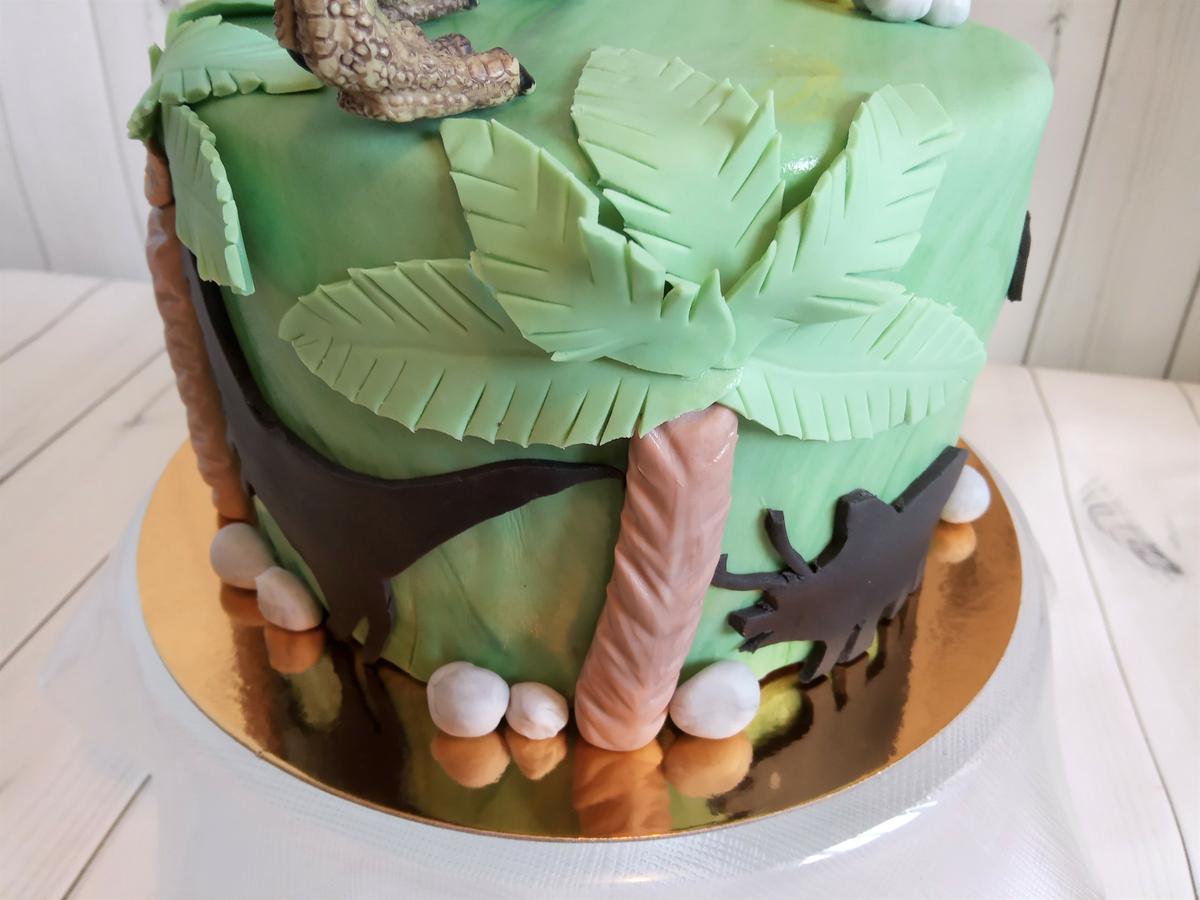 Detalle palmera fondant