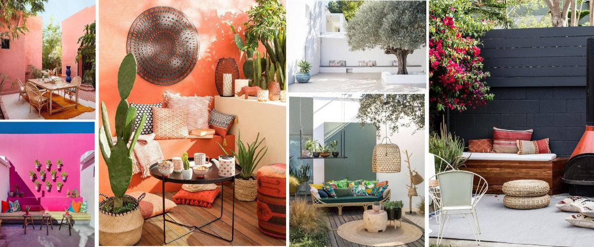 Pintar paredes exteriores de patio