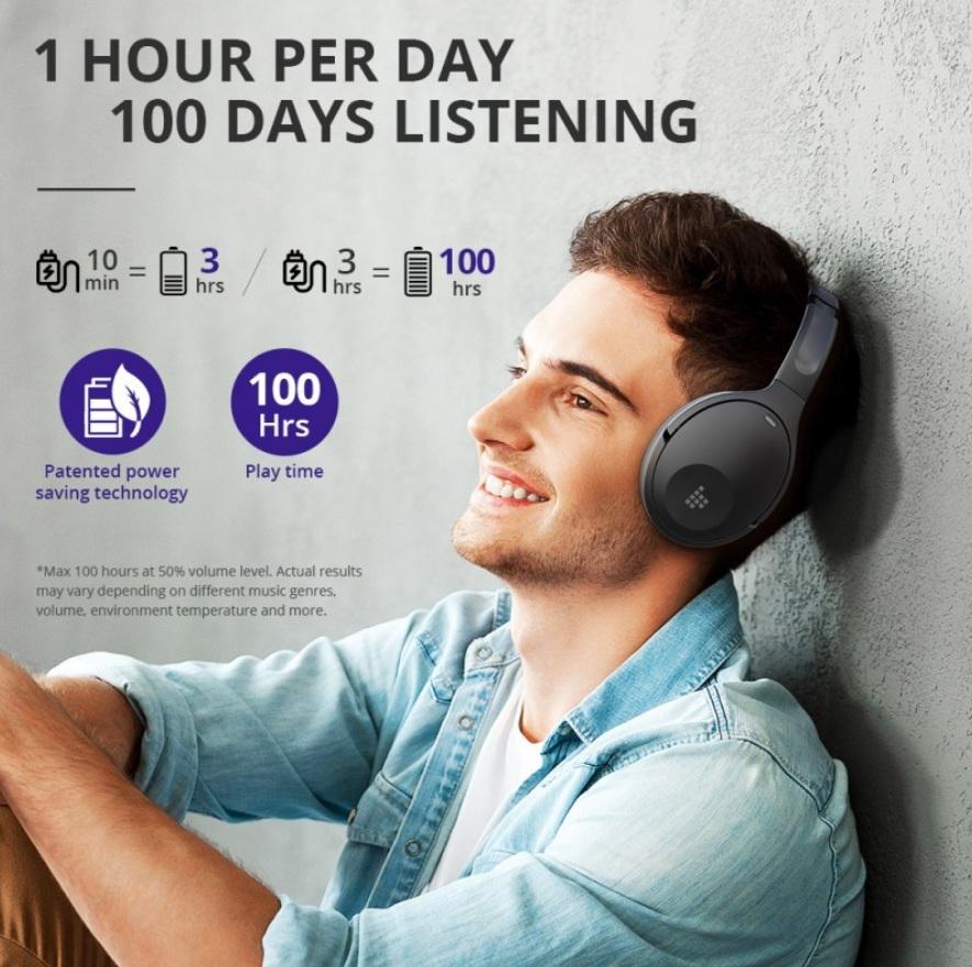 Amplia duración de la batería