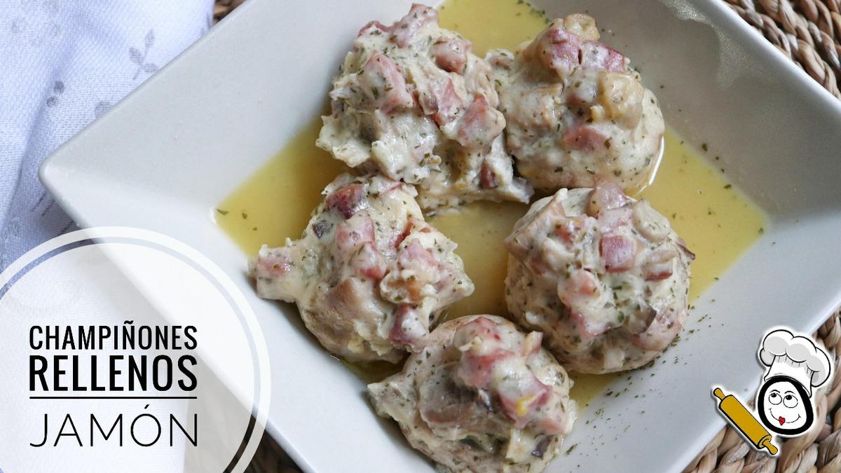 Cómo hacer la receta de champiñones rellenos de jamón con Mambo