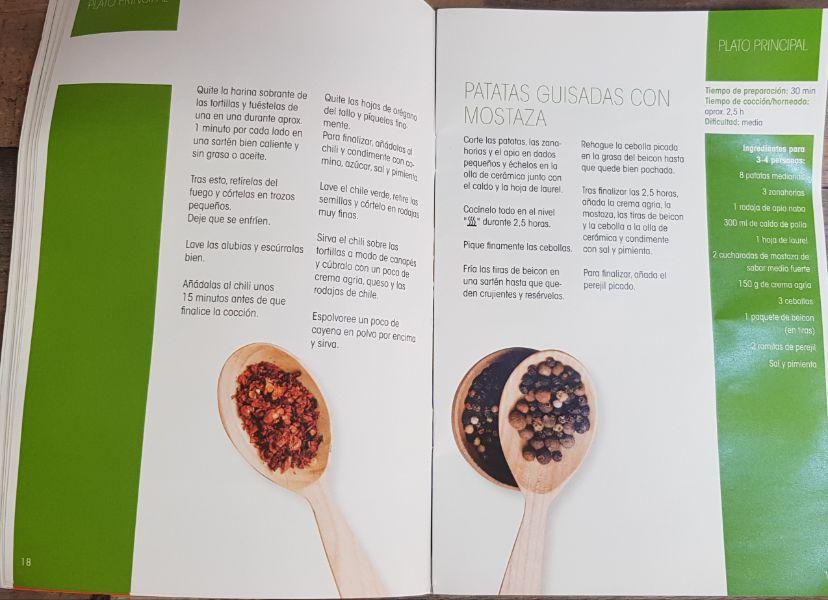 Libro de recetas en olla lenta Lidl Silvercrest