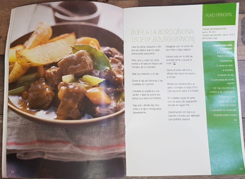 Libro de recetas en olla lenta Lidl Silvercrest