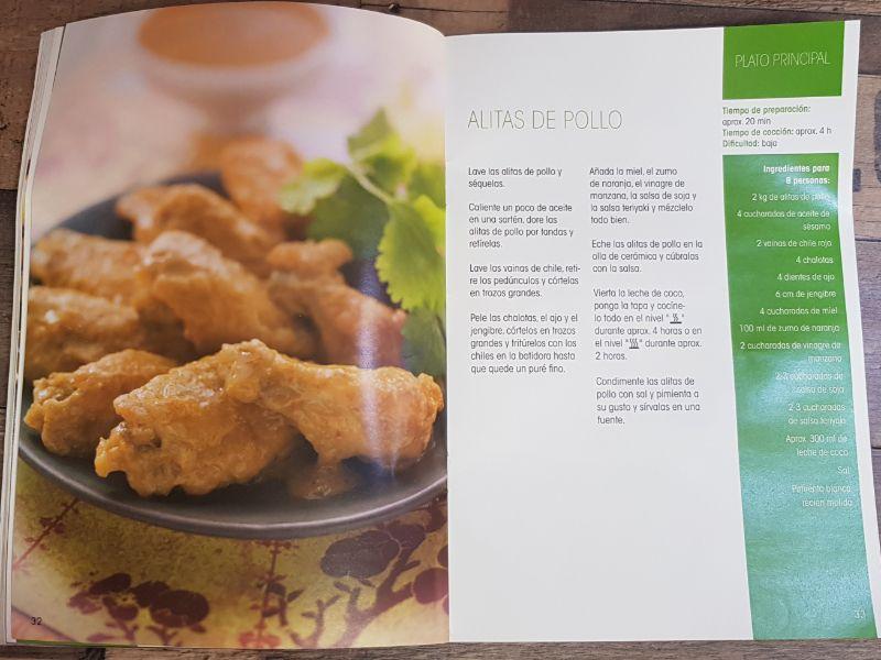 Libro de recetas en olla lenta Lidl Silvercrest