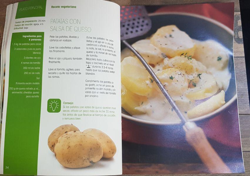 Libro de recetas en olla lenta Lidl Silvercrest