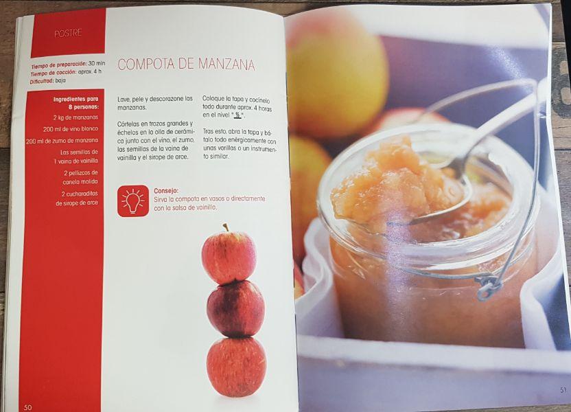 Libro de recetas en olla lenta Lidl Silvercrest