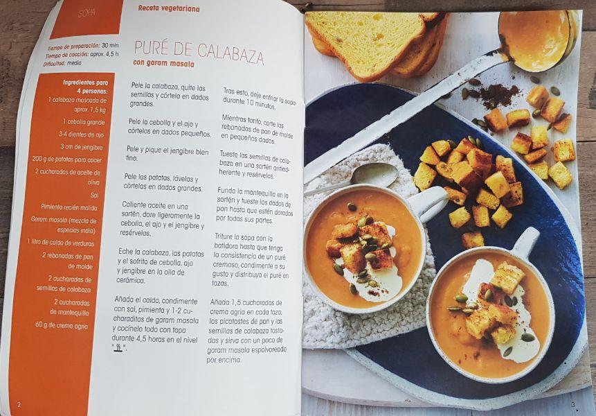Libro de recetas en olla lenta Lidl Silvercrest