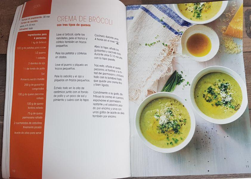 Libro de recetas en olla lenta Lidl Silvercrest