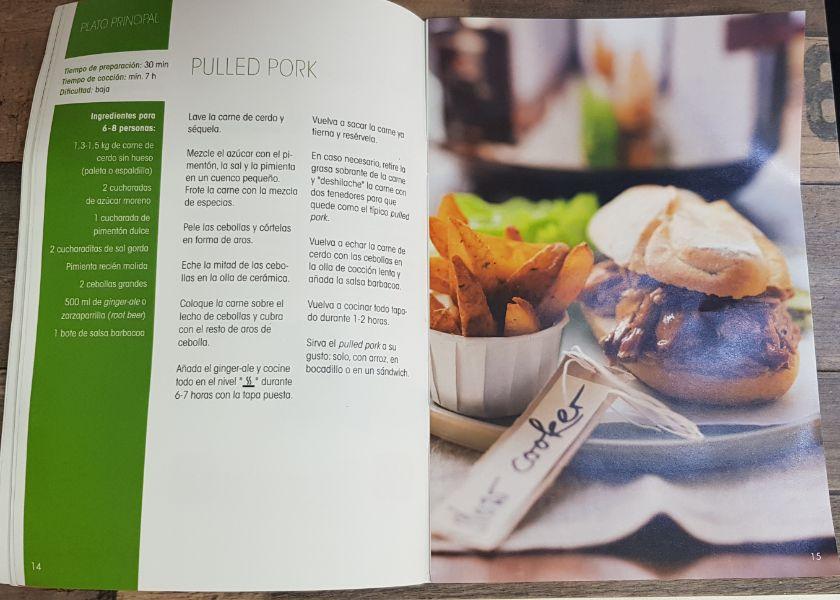 Libro de recetas en olla lenta Lidl Silvercrest