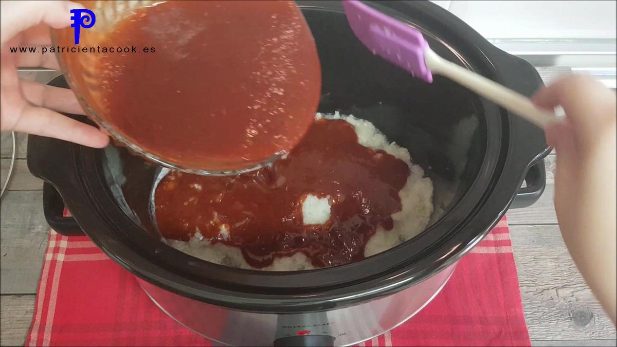 Pulled pork en olla lenta