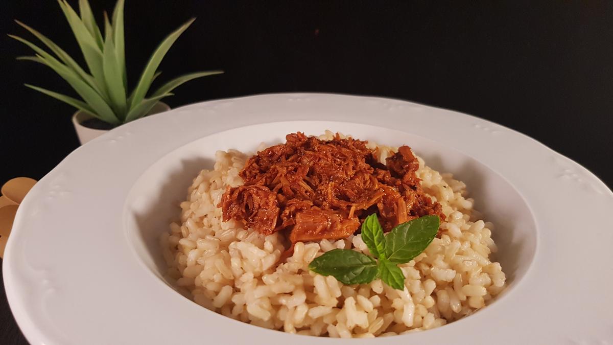 Pulled pork en olla lenta