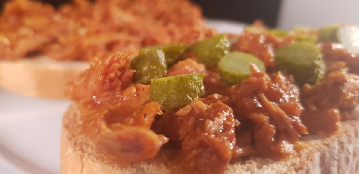 Pulled pork en olla lenta