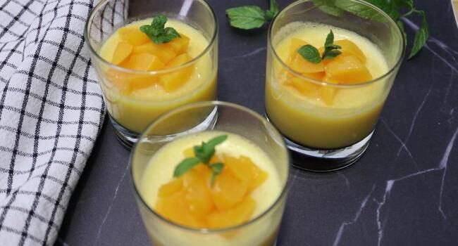 Hacer con Thermomix postre con melocotón