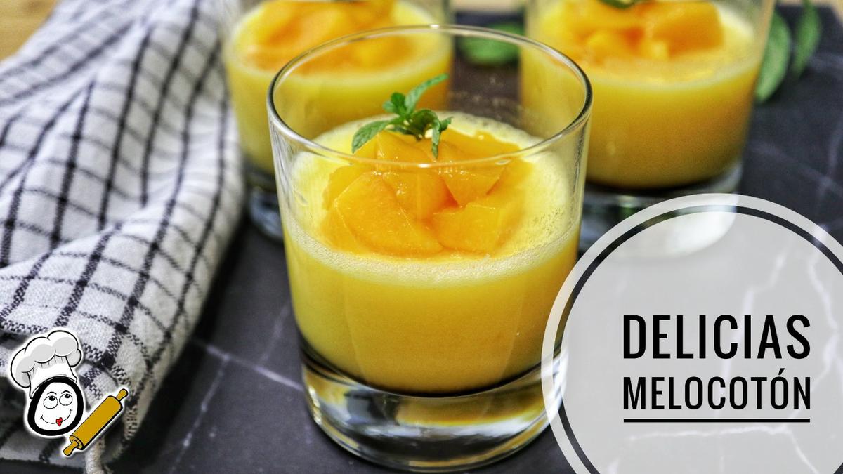 Cómo hacer la receta de delicias de melocotón en Thermomix