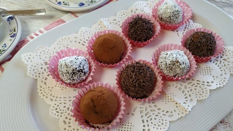 Trufas de chocolate