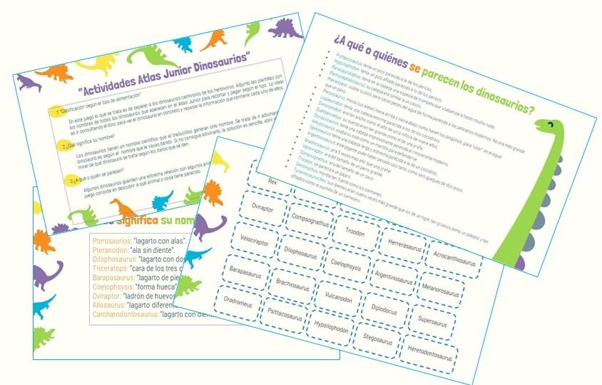 actividades sobre dinosaurios para infantil