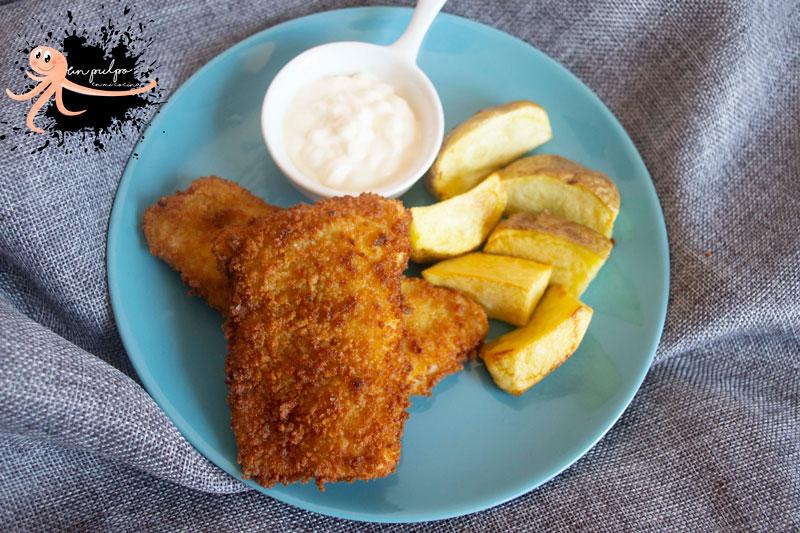 Pescado empanado