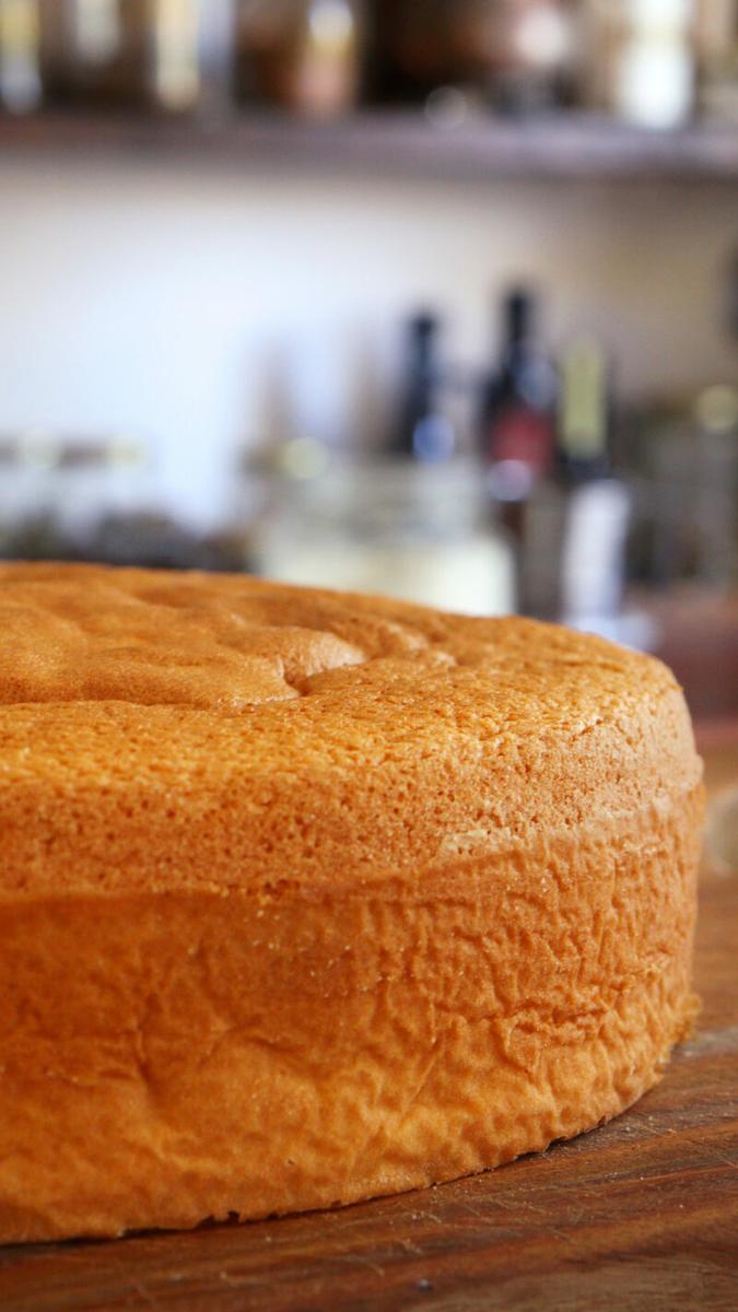 bizcochuelo de naranja bizcocho genoise esponjoso