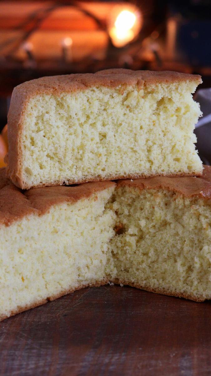 bizcochuelo de naranja bizcocho genoise esponjoso