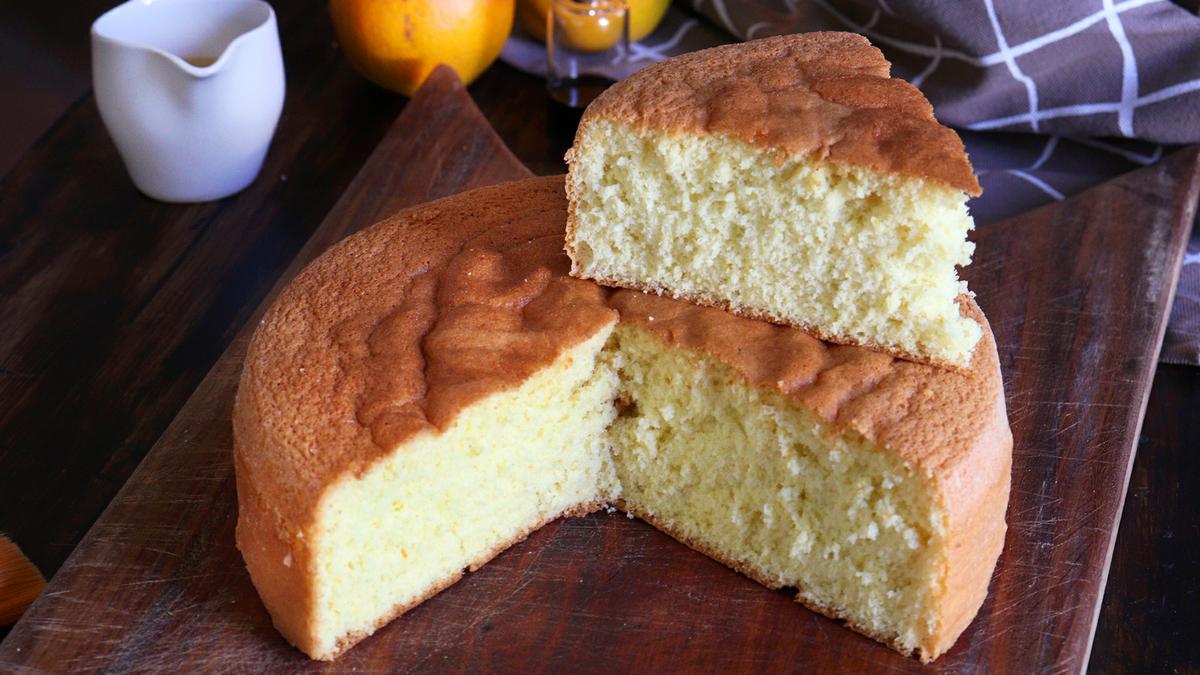 bizcochuelo de naranja bizcocho genoise esponjoso