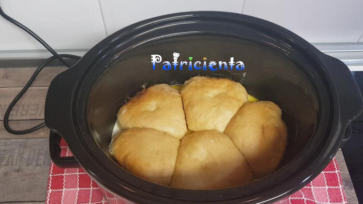 Dampfnudeln en olla de cocción lenta