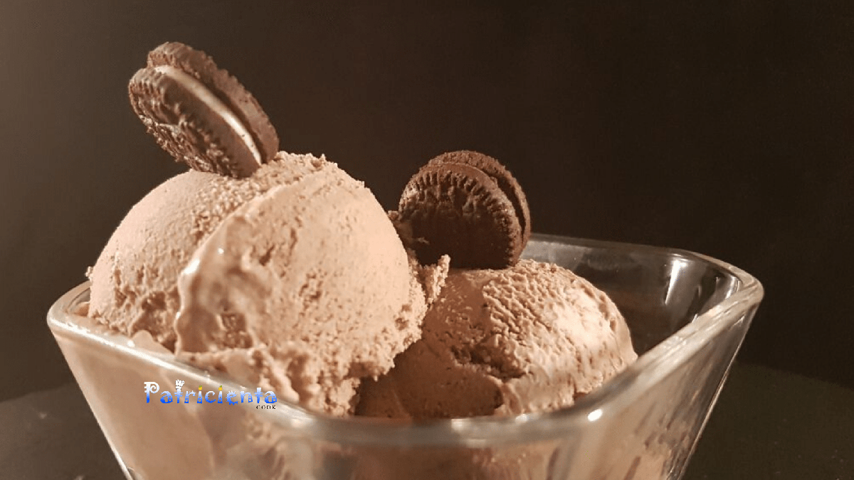 Helado de Oreo en heladera eléctrica Lidl