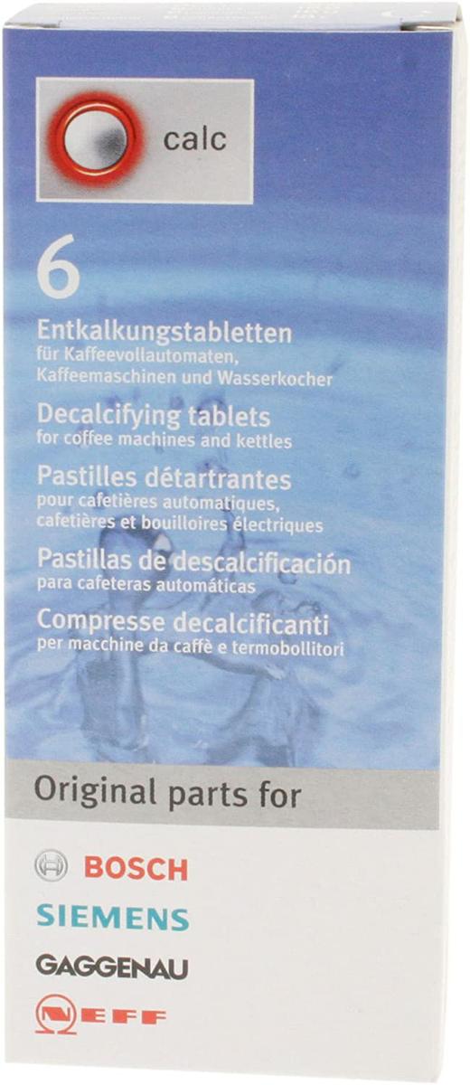 Bosch/Siemens - Pastillas descalcificadoras (6 unidades)