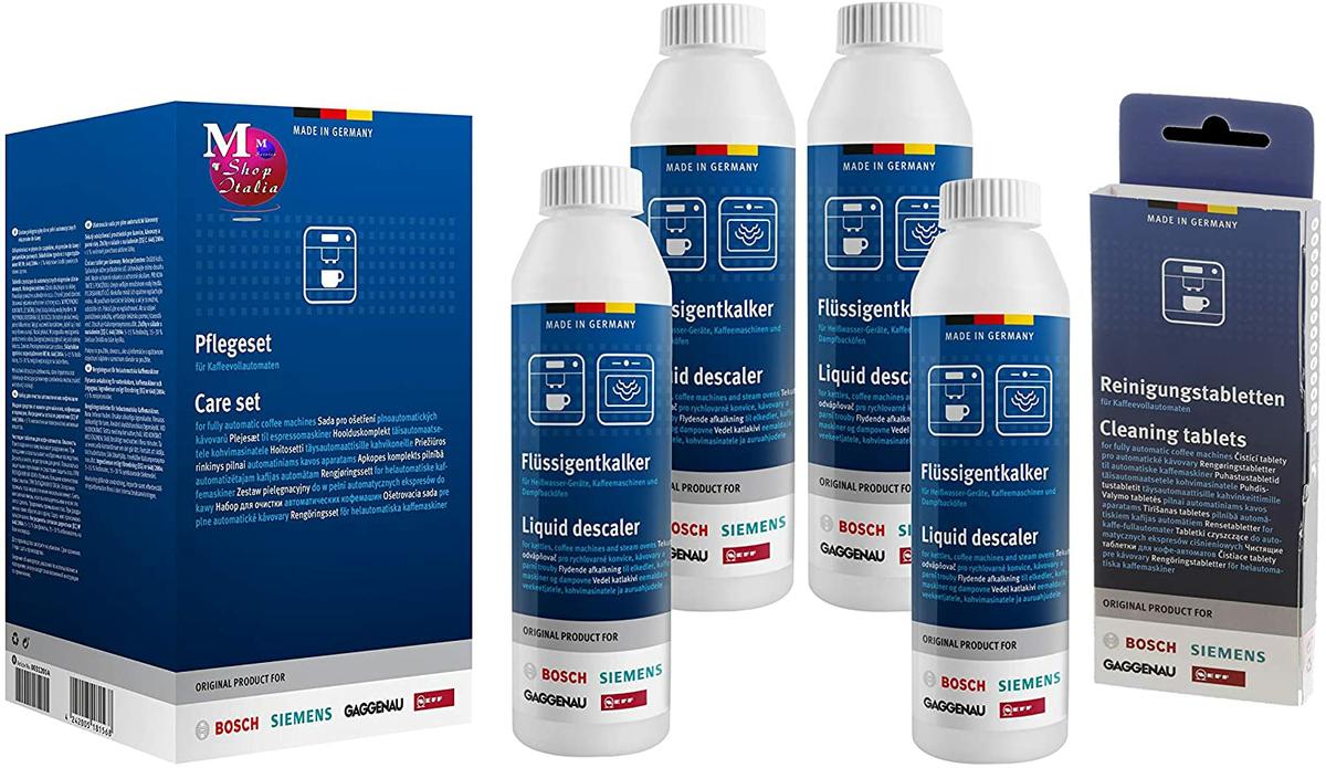 Juego de mantenimiento para cafeteras automáticas Bosch Siemens Neff Gaggenau 00312015