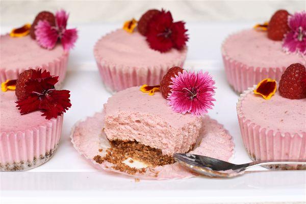 Mousse de frambuesas sin azucar