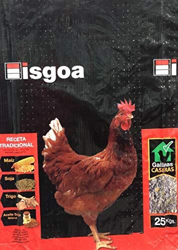 Pienso GALLINAS PONEDORAS CASERAS Harina. Saco 25 Kg. Isgoa