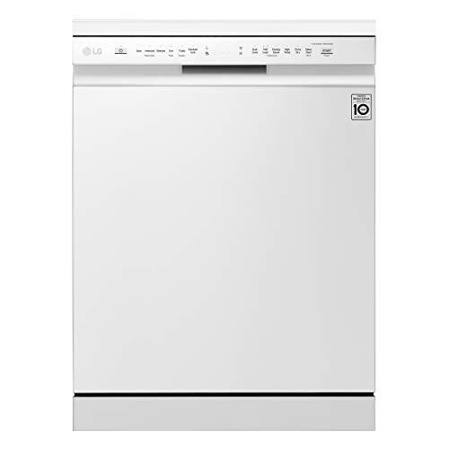 LG QuadWash DF325FW - Lavavajillas con motor Inverter Direct Drive, eficiencia A++, con tercera bandeja de cubiertos - Color blanco