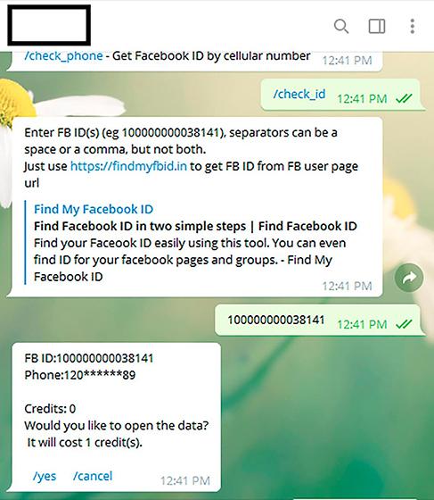 Un bot de Telegram filtra los números telefónicos de millones de usuarios de Facebook