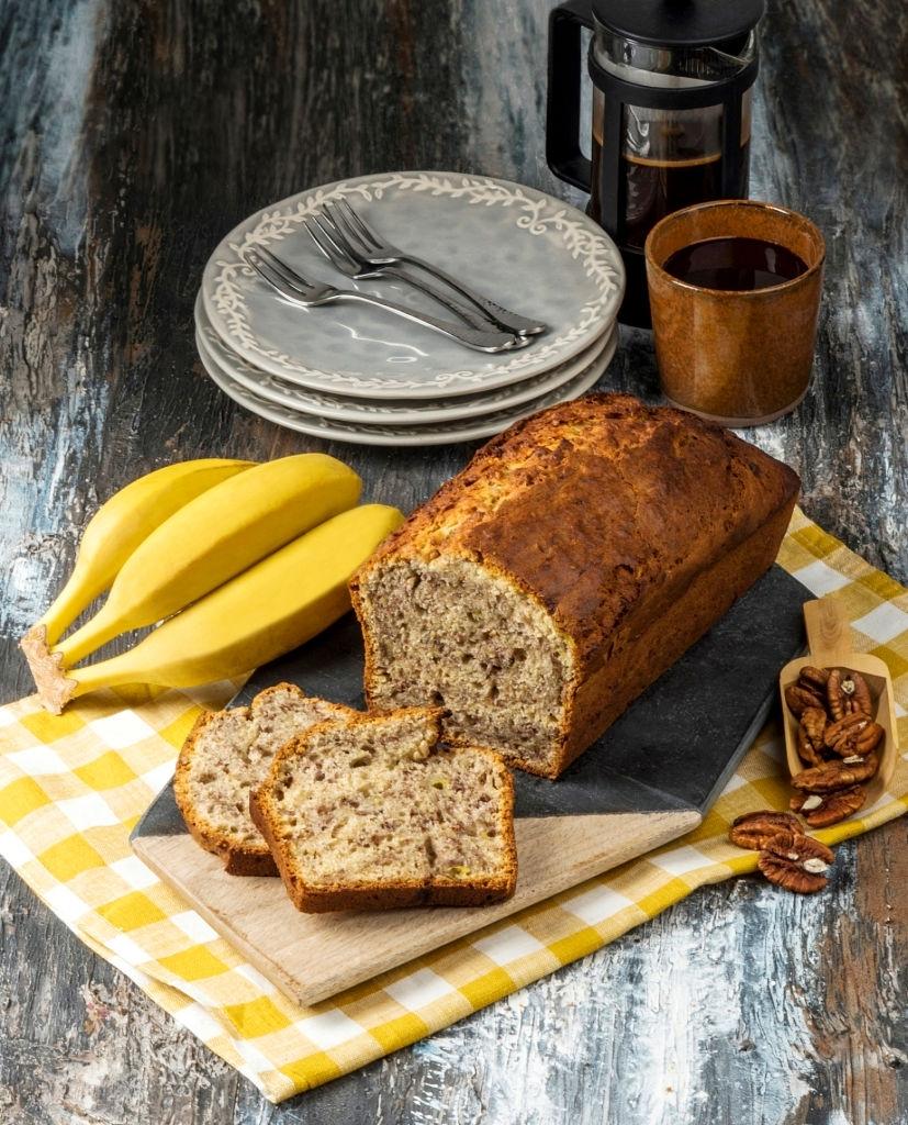 Receta pan de plátano