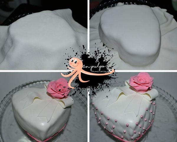 tarta para San valentín