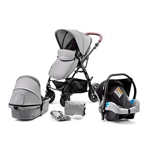 Kinderkraft Carrito Bebé 3 Piezas MOOV, Silla Paseo,...