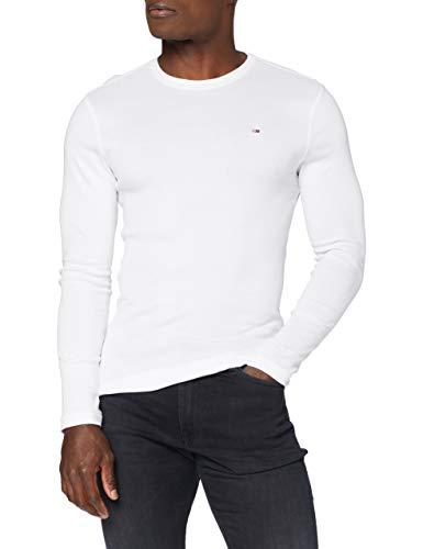 Tommy Hilfiger Original Rib Camisa, Blanco (Classic...