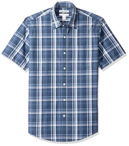 Amazon Essentials – Camisa de popelín de manga corta...