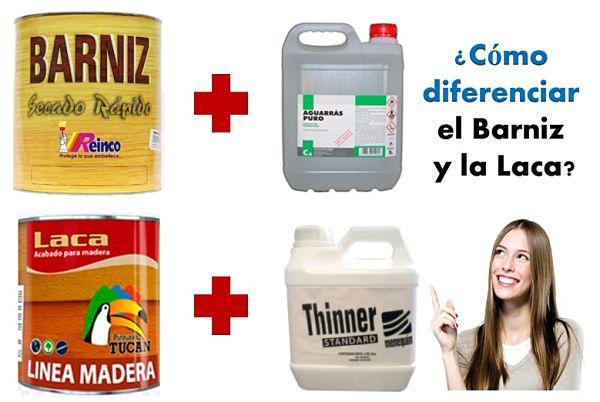 Diferenciar el barniz y la laca