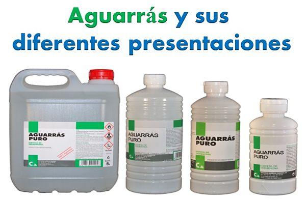 Aguarrás y sus diferentes presentaciones