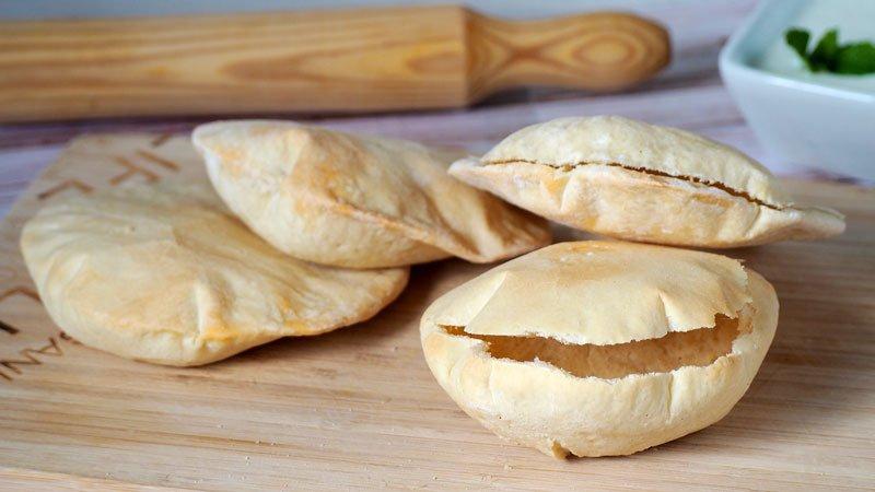 como hacer pan de pita