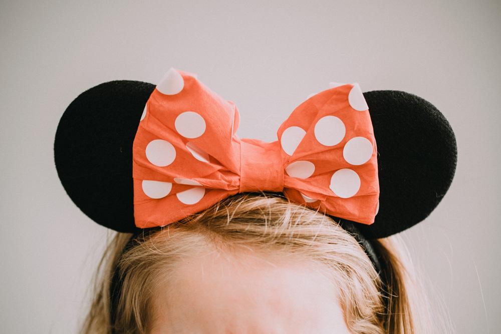 Disfraz DIY Minnie Mouse Papel Crepé