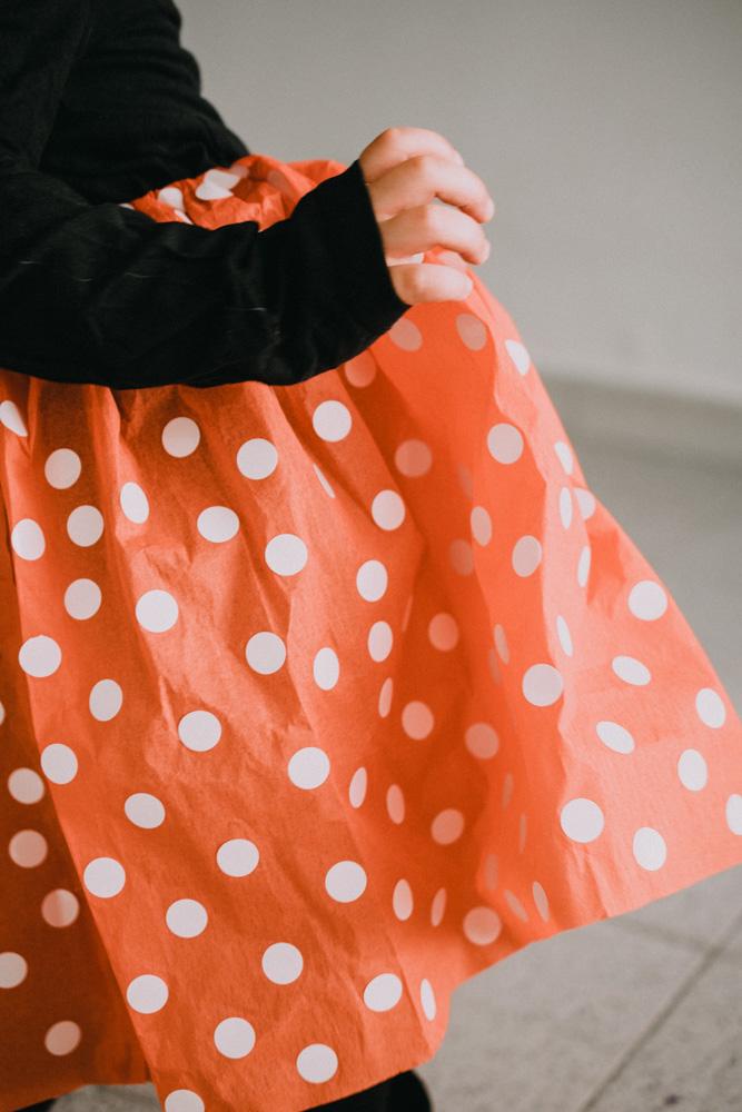 Disfraz DIY Minnie Mouse Papel Crepé