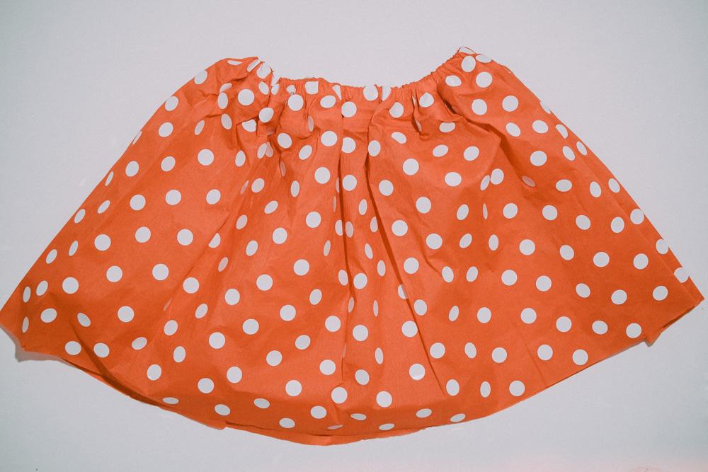 Disfraz DIY Minnie Mouse Papel Crepé