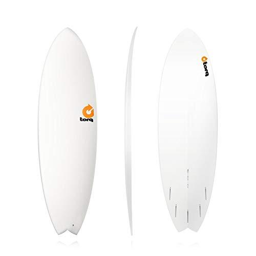Tabla de surf epoxi Torq 5.11 Fish blanco